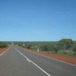 Heading South on the Stuart Highway, Northern Territory. Mataranka To Tennant Creek.