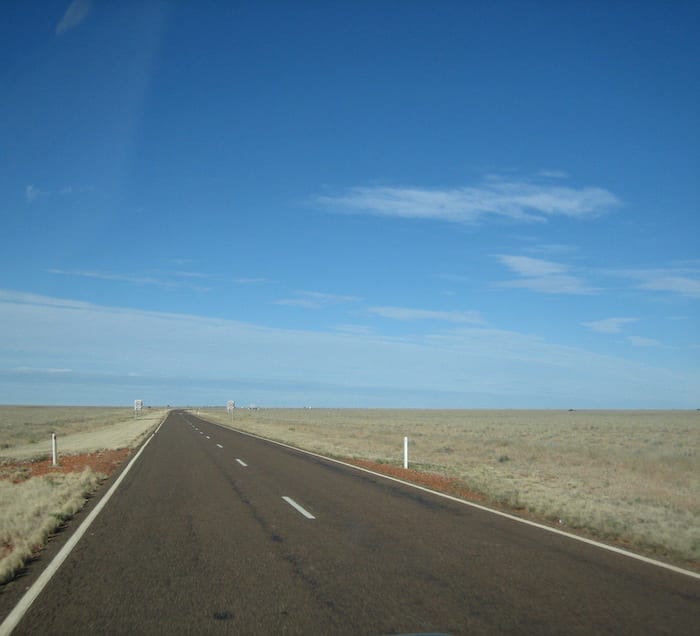 Mitchell grass plains on the Barkly Tableland, en route to Camooweal Caves National Park