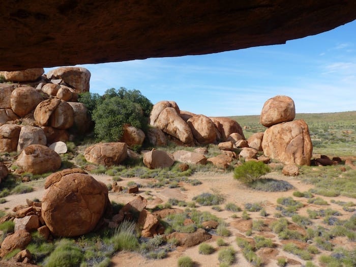 Plenty of walking tracks at the Devils Marbles.