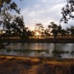 Billabong at Nowranie Campground, Camooweal Caves National Park