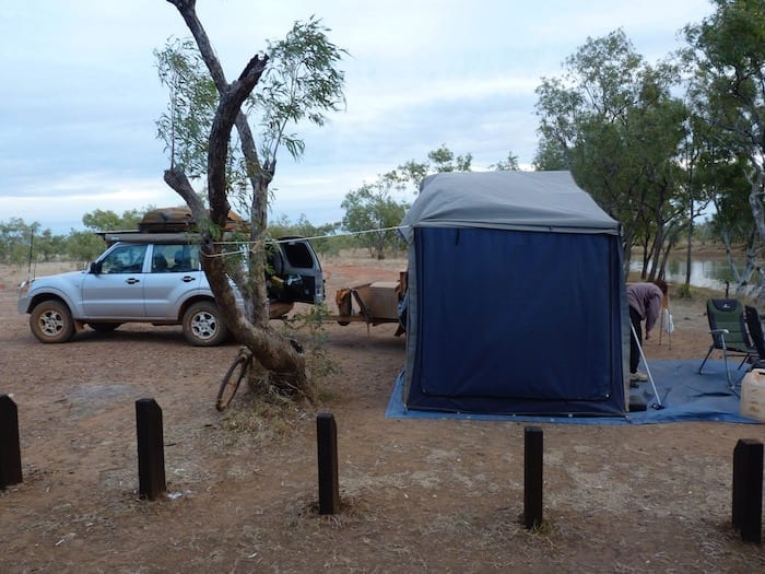 Nowranie Campground at Camooweal Caves National Park