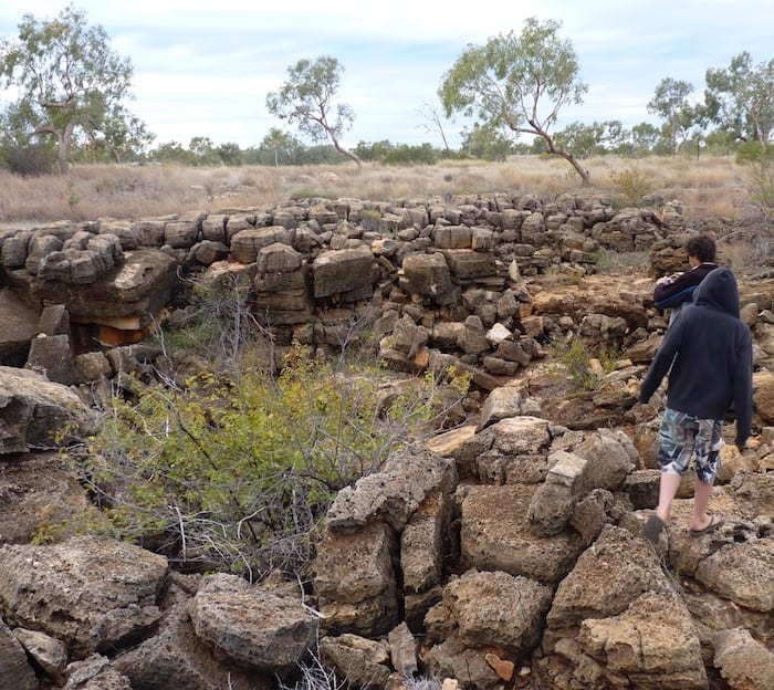 Sinkhole at Camooweal Caves National Park