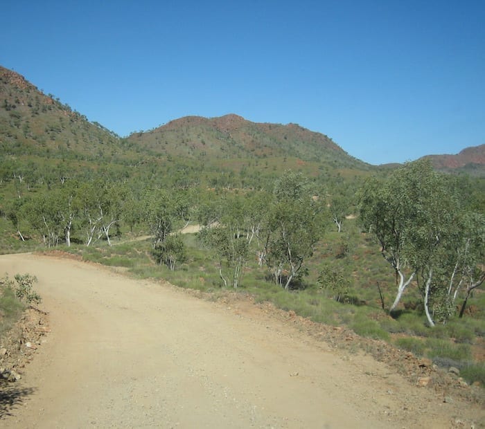 Spring Creek Track, the road into Purnululu National Park.