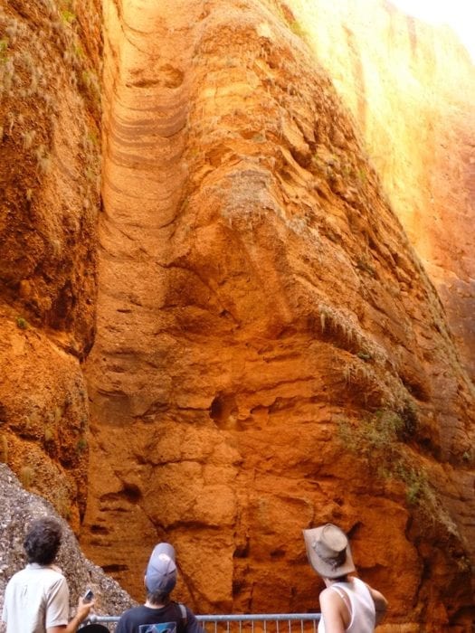 Remnants of a rock hole, Mini Palms Gorge, Purnululu National Park.