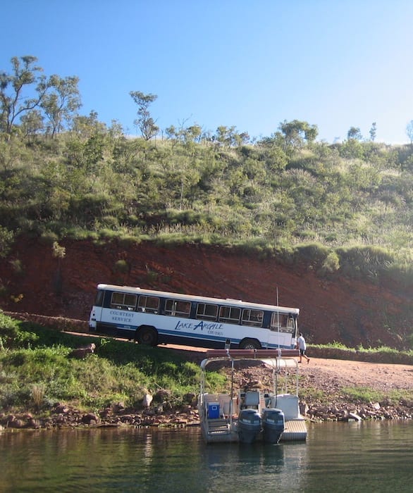 Bertha the bus, Lake Argyle Cruises.