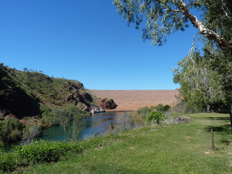 Dam wall, Lake Argyle.