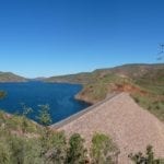 Dam wall, Lake Argyle.