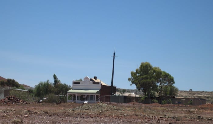 Fully restored Mt Morgans Council Chambers. Golden Quest Discovery Trail.