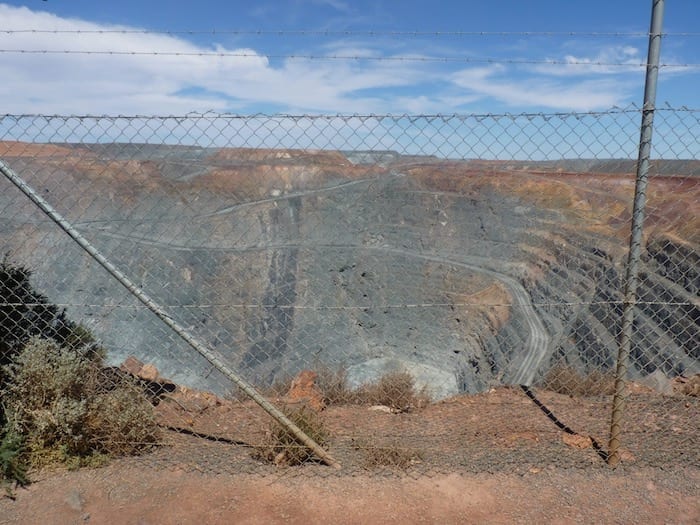 Part of the massive Kalgoorlie Super Pit.