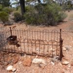 Yet another lonely grave. Golden Quest Discovery Trail.