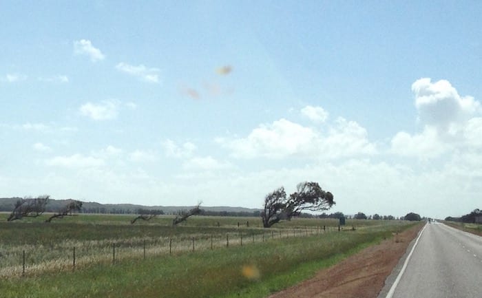 Is there a device for measuring headwind in a vehicle?