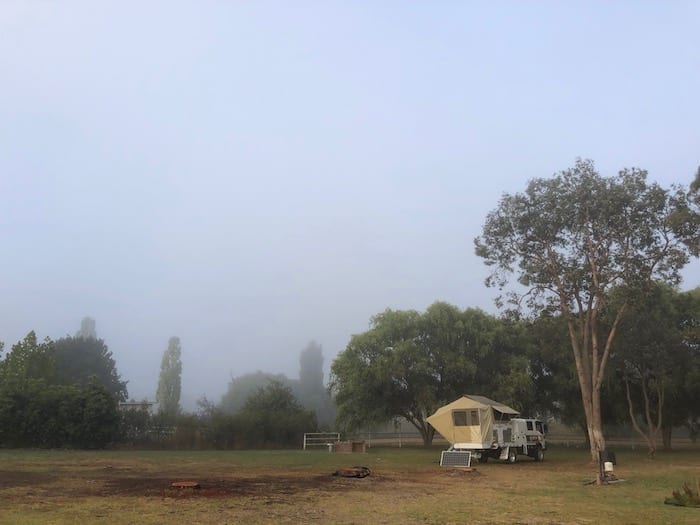 Early morning mist, Walcha.