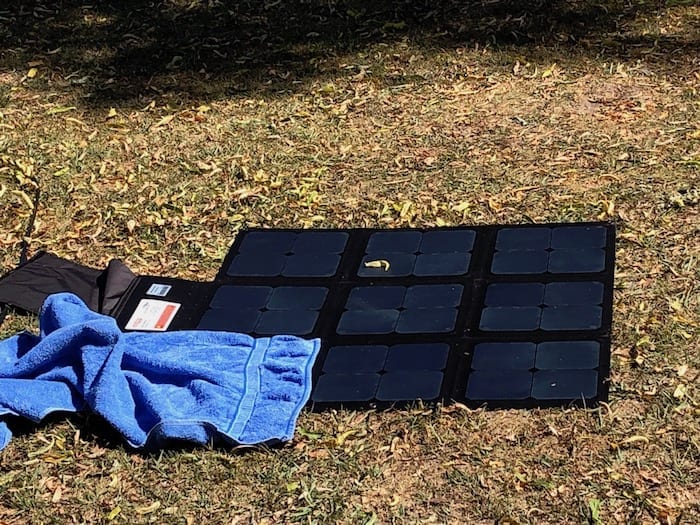 REDARC 115W SunPower Cell solar blanket 1/9 covered.