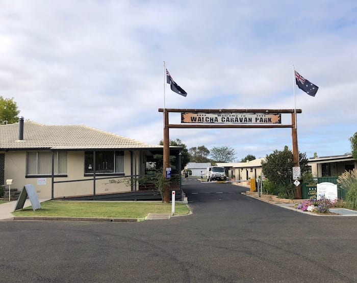 Walcha Caravan Park.