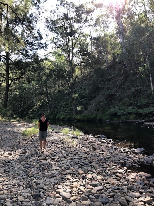 Styx River at Wattle Flat Campground.