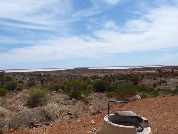 Overlooking Lake Ballard from Snake Hill. Golden Quest Discovery Trail