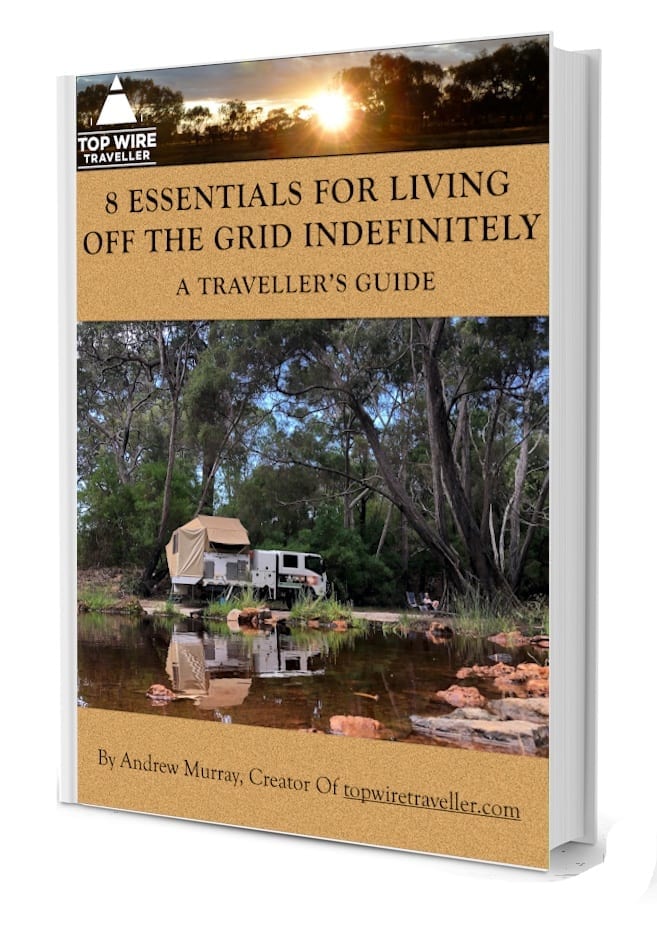 8 essentials for living off the grid indefinitely.