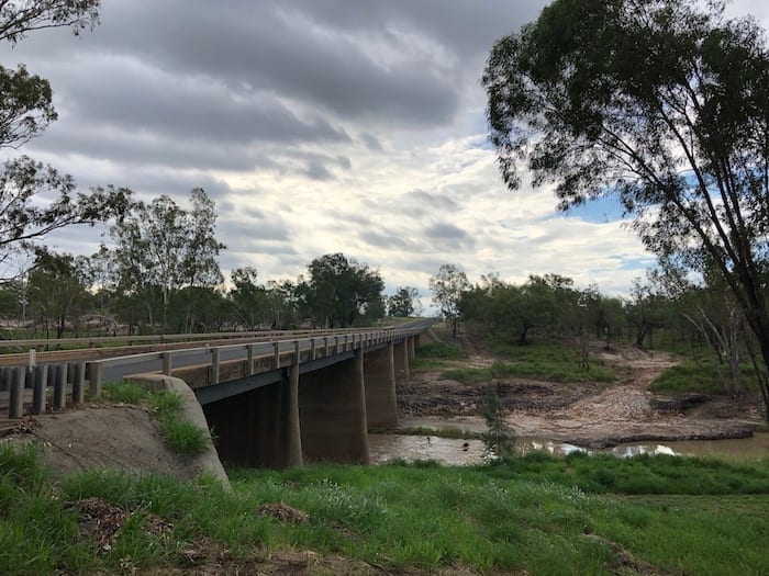 Bridge over Condamine River.