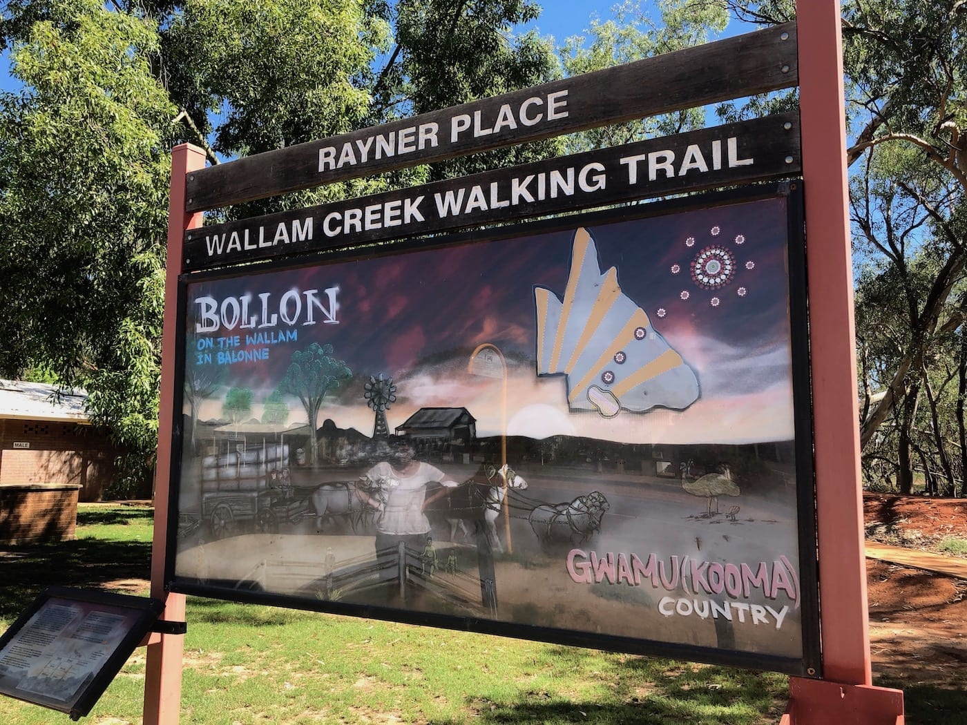 Wallam Creek walking trail, Bollon QLD.