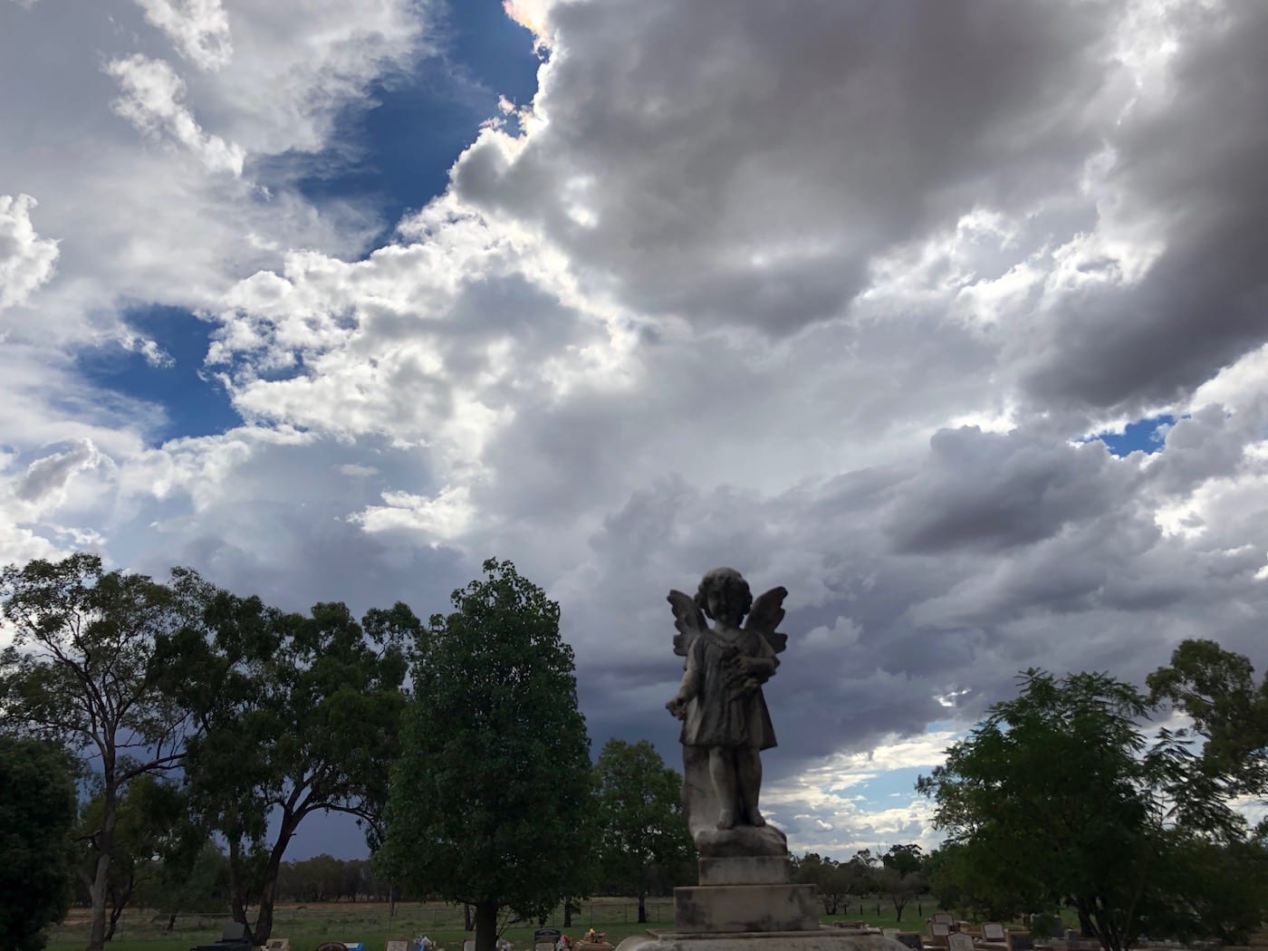 Storm clouds building, Bollon QLD.