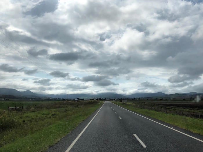 Driving East towards Killarney QLD and the Border Ranges.