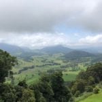 Spectacular views in the Border Ranges.