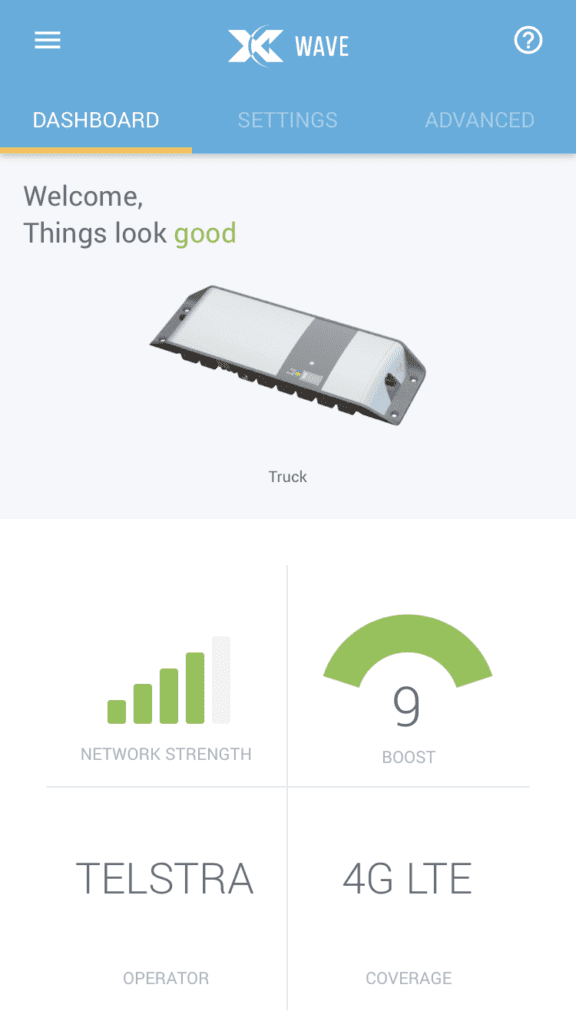 Cel-Fi Go boosting 4G network. Signal booster.