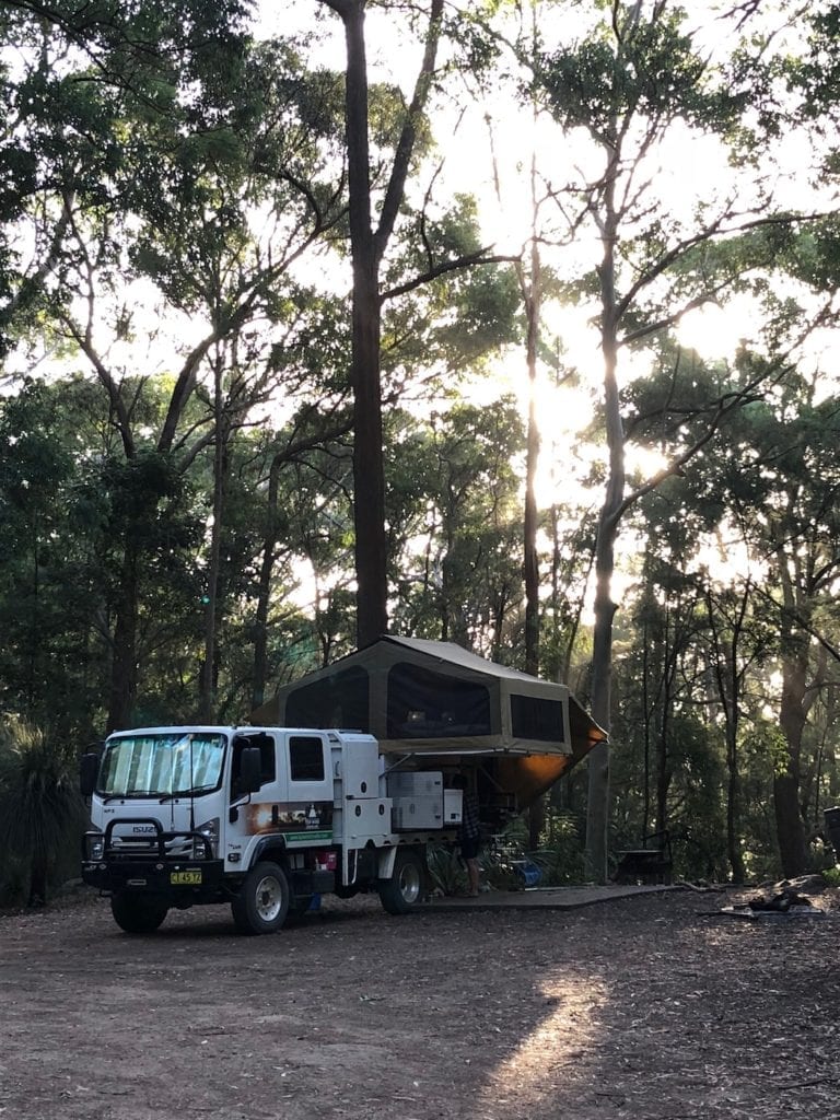 Gap Creek Campground, Watagans National Park.