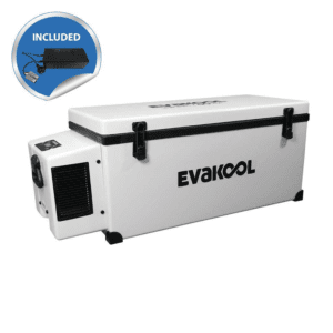 Evakool Infinity 82L fibreglass fridge/freezer.