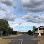 The main street, Cracow QLD.