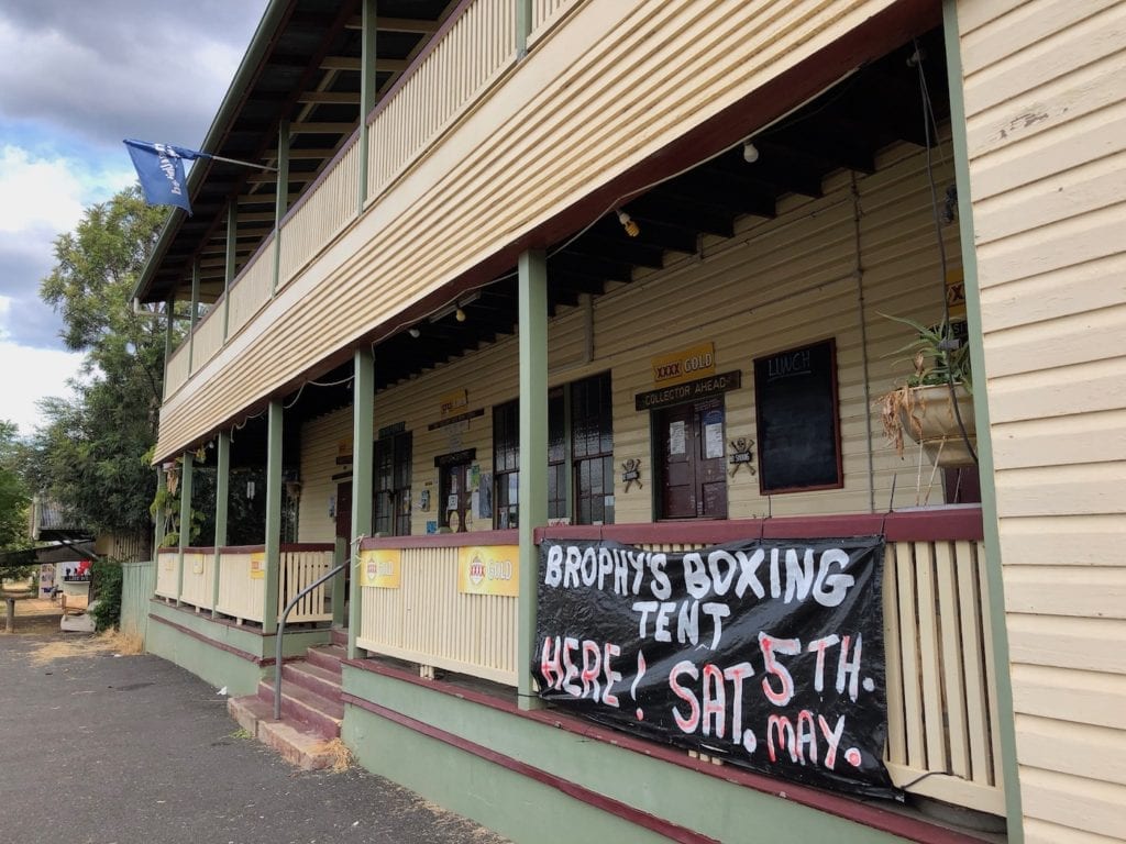 Fred Brophy's boxing troupe is coming to town! Cracow QLD.