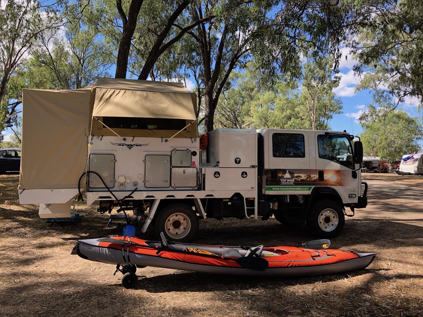 Ready for Kayaking On The Dawson River.