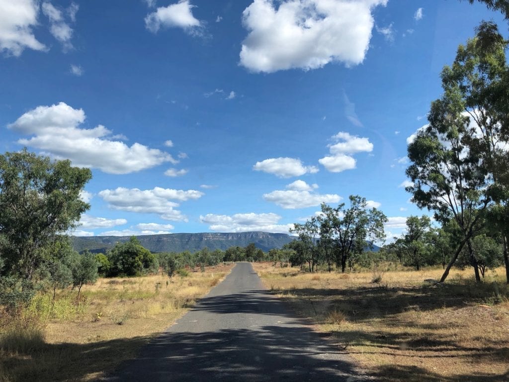 Approaching Blackdown Tableland National Park.