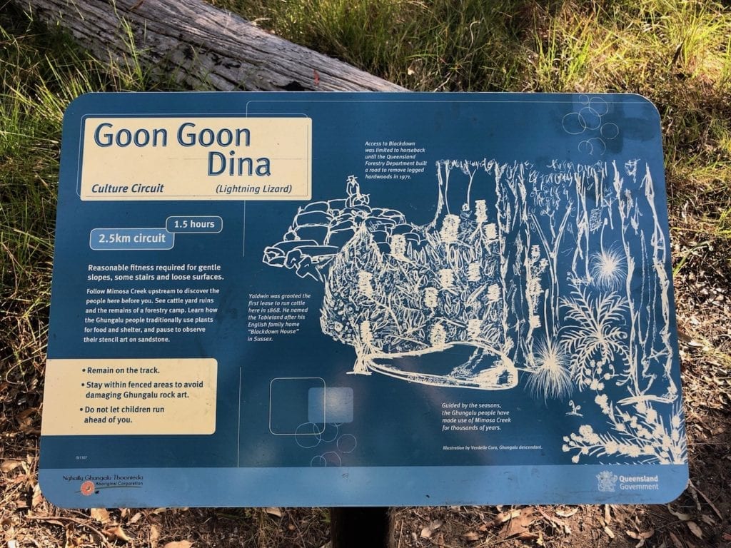 Goon Goon Dina walk. Walks In Blackdown Tableland NP.