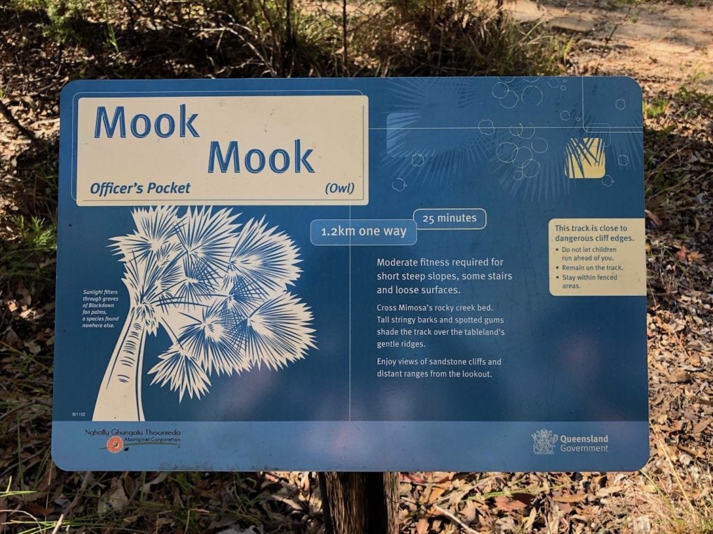 Mook Mook walk. Walks In Blackdown Tableland NP.