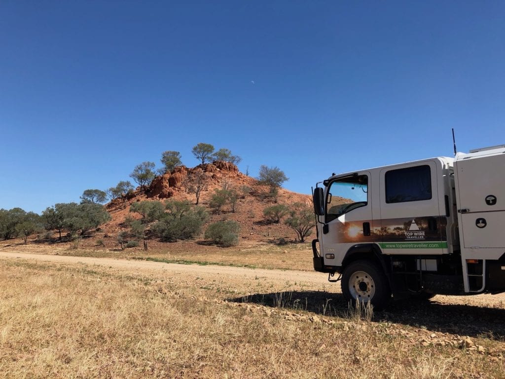 Strange rocky outcrops, Diamantina River Road.