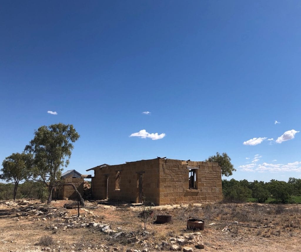 Old Cork Station, Diamantina River.