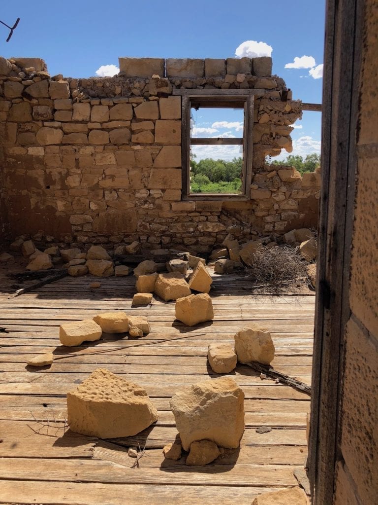 Old Cork Station, Diamantina River.