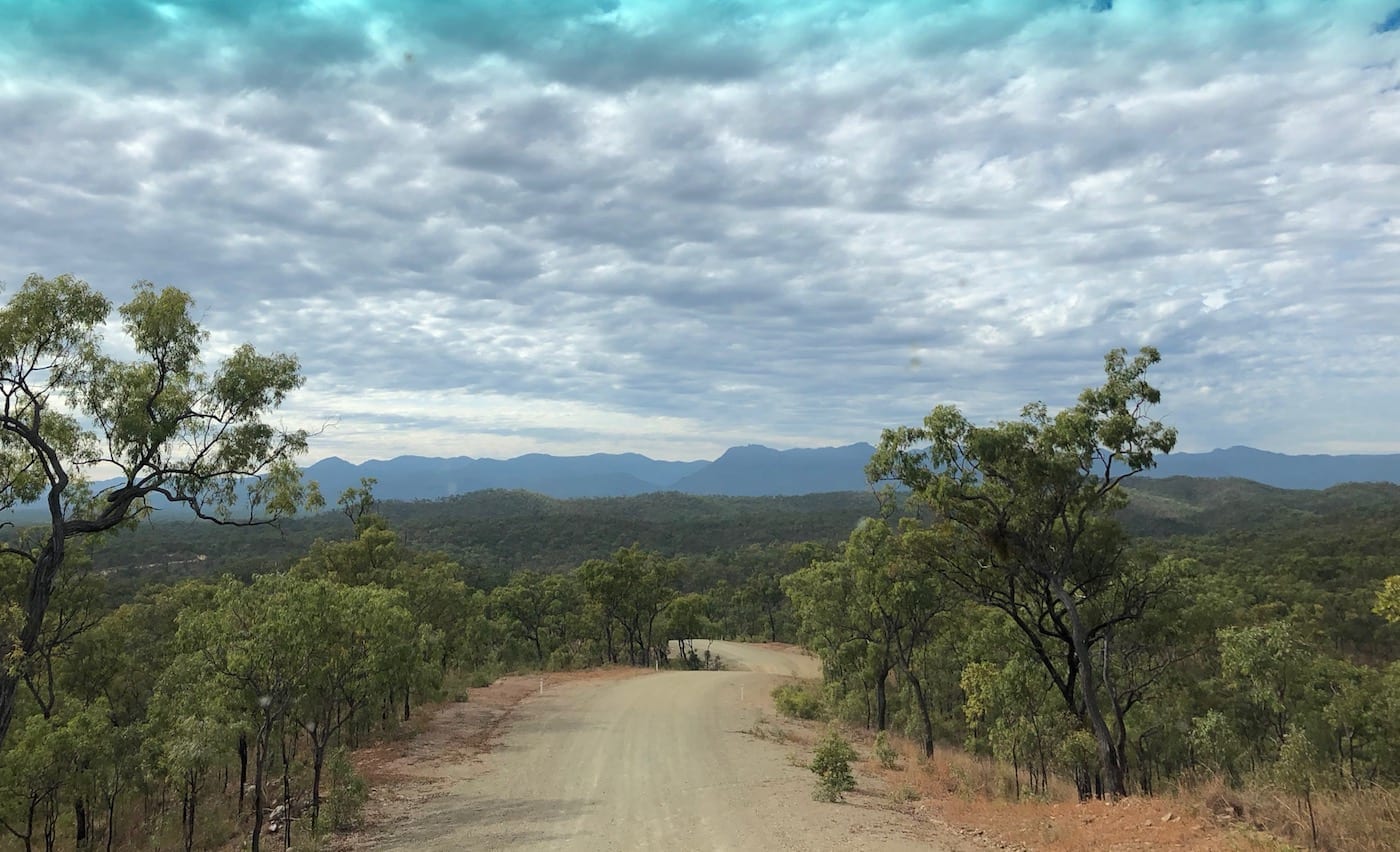 Wild roads around Palmer River Goldfields.