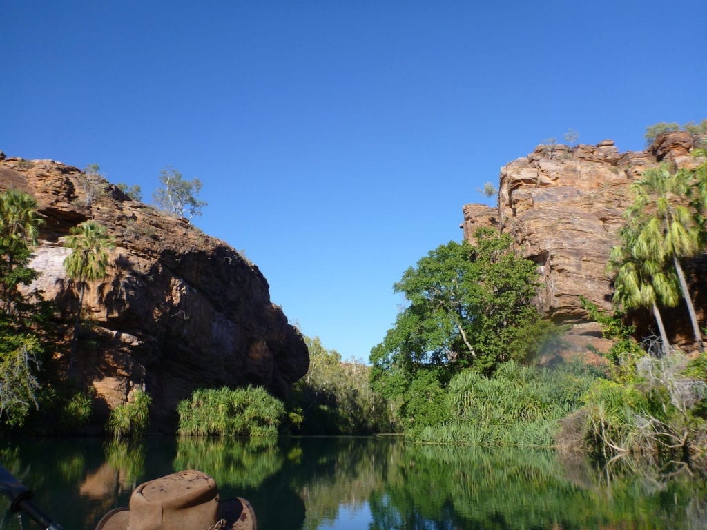 Upper Gorge. Kayaking Lawn Hill Creek.