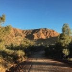 The East MacDonnell Ranges on Binns Track.