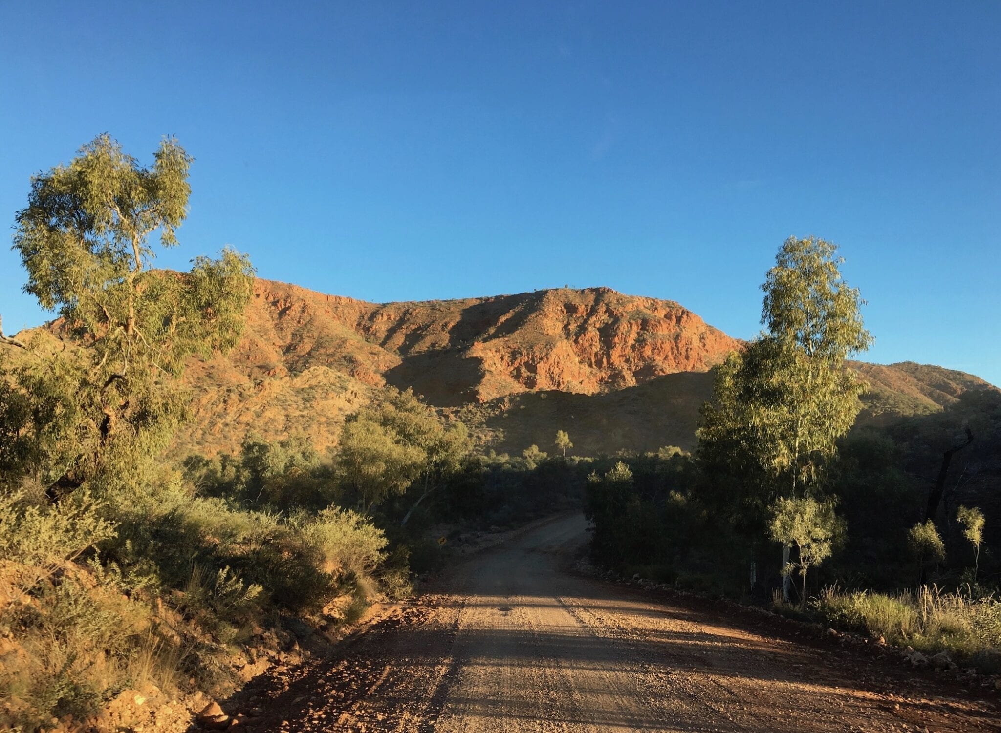 The East MacDonnell Ranges on Binns Track.