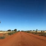 In the Red Centre on the Plenty Highway.