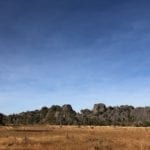 The strange black limestone ranges around Chillagoe.