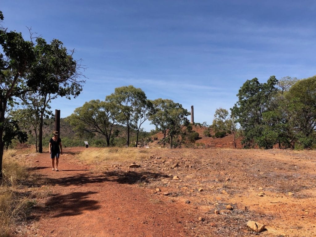 The Mine Superintendents' house site at Chillagoe copper smelter.