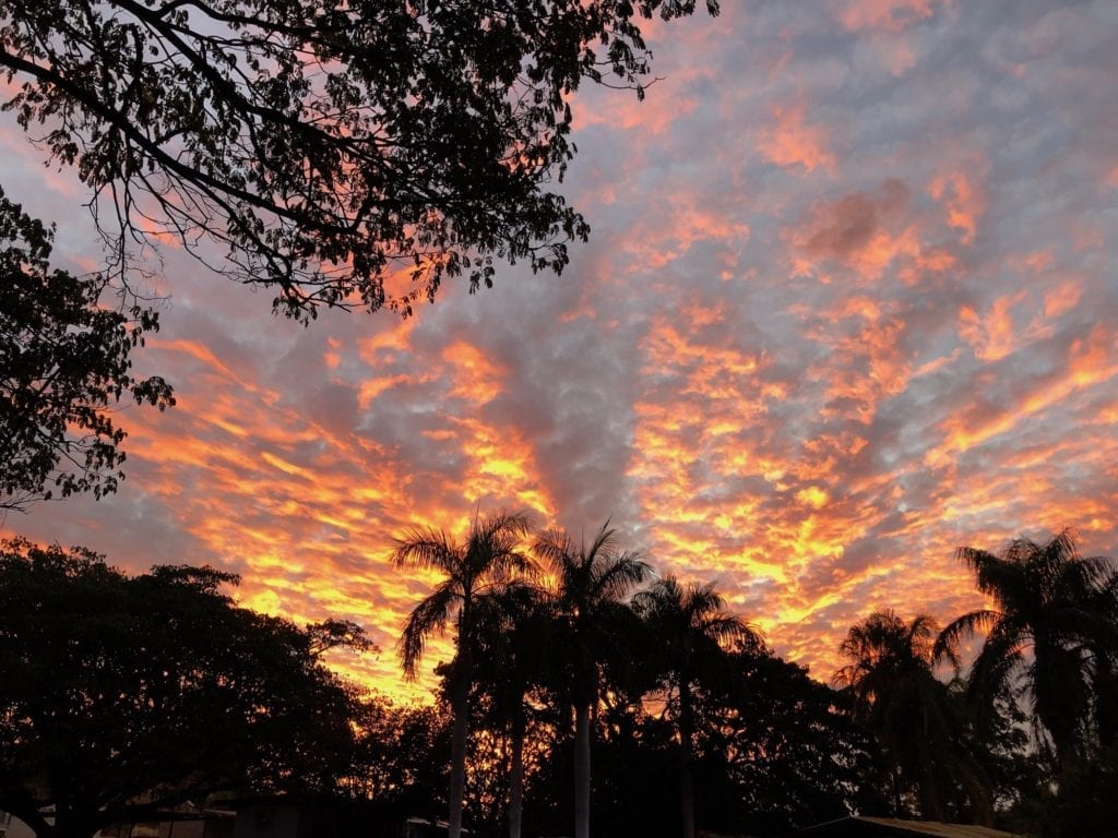 A beautiful sunset at Chillagoe.