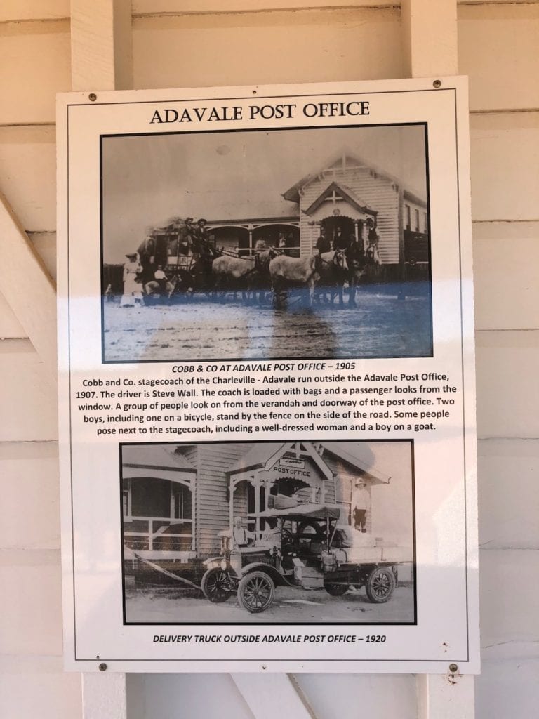 An example of the many photos on display at the Adavale Community Hall.