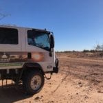 Toyo tyres on our Isuzu NPS 75-155.