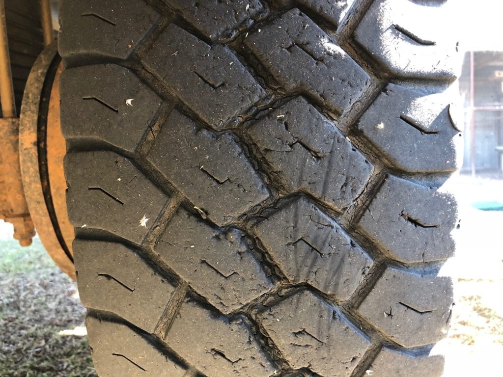 Left rear tyre wear. Toyo Tyres Review.