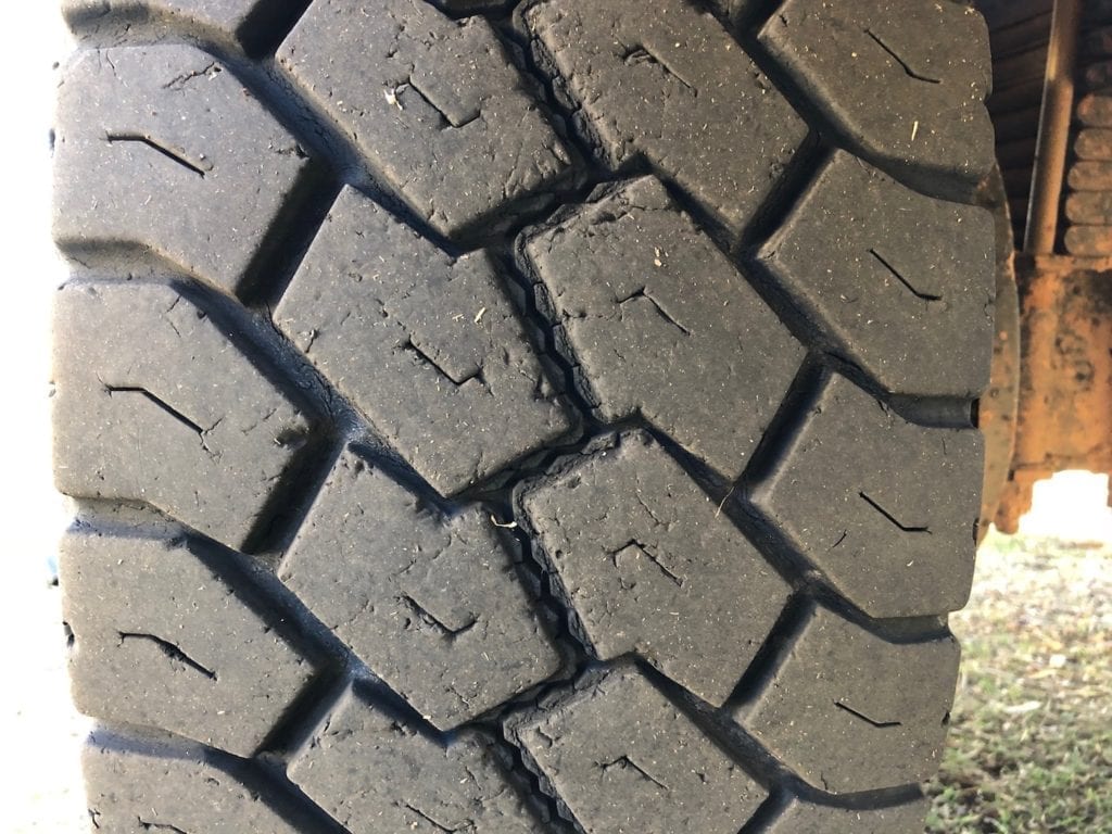 Right rear tyre wear. Toyo Tyres Review.